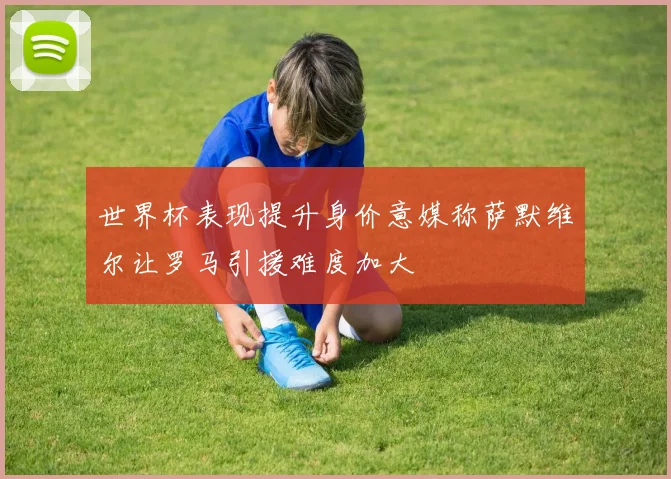 世界杯表现提升身价意媒称萨默维尔让罗马引援难度加大